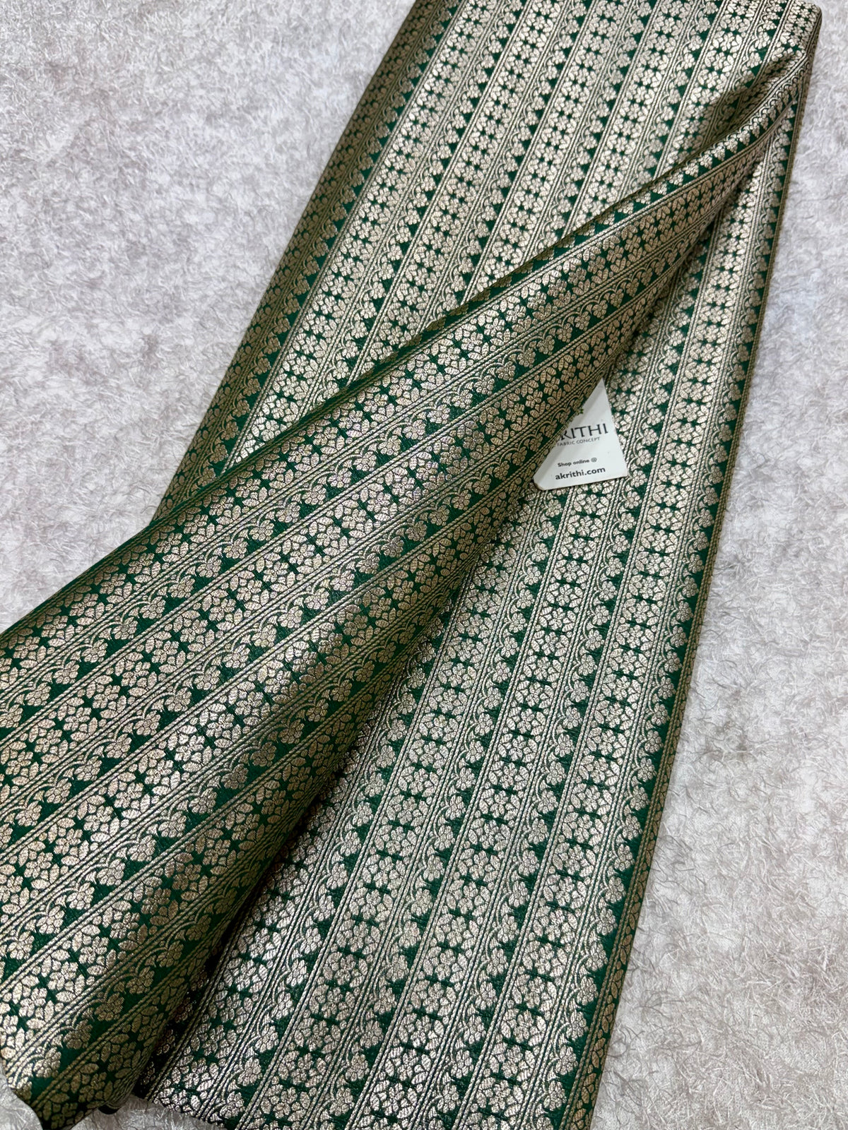 Pure Banarasi brocade fabric