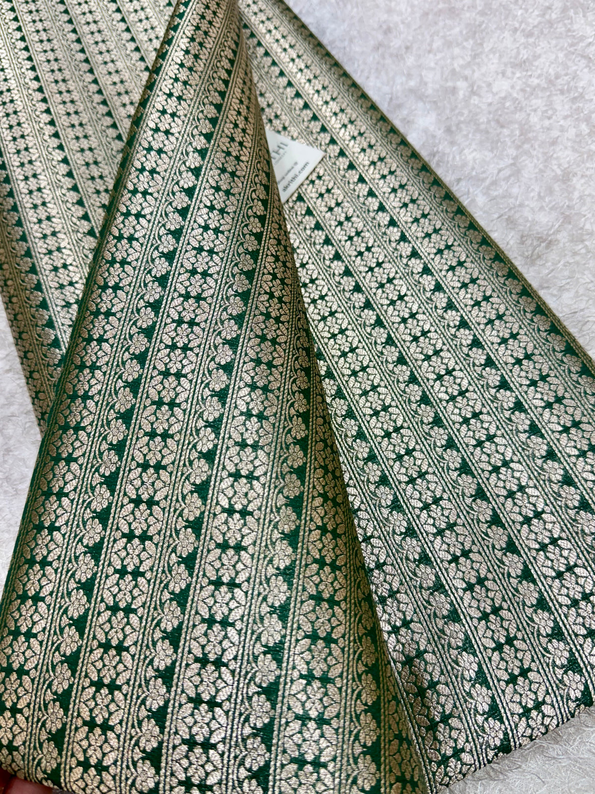 Pure Banarasi brocade fabric