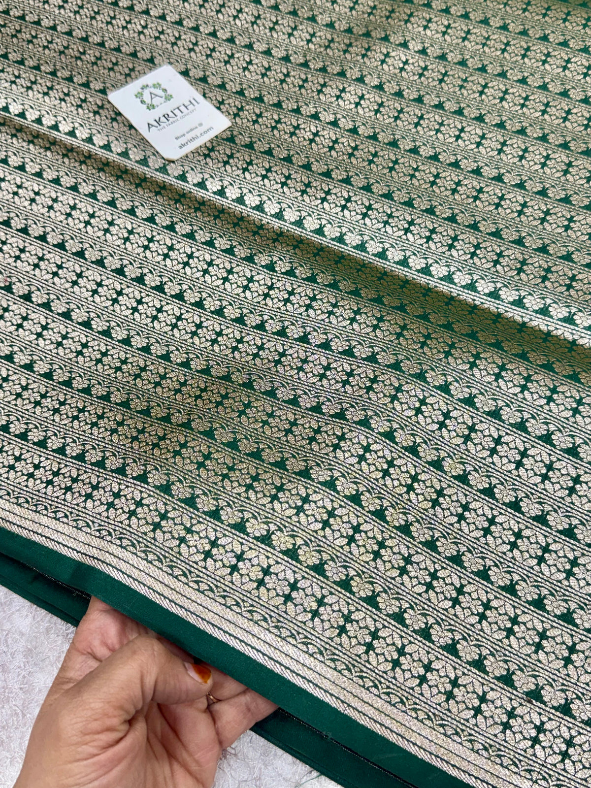 Pure Banarasi brocade fabric