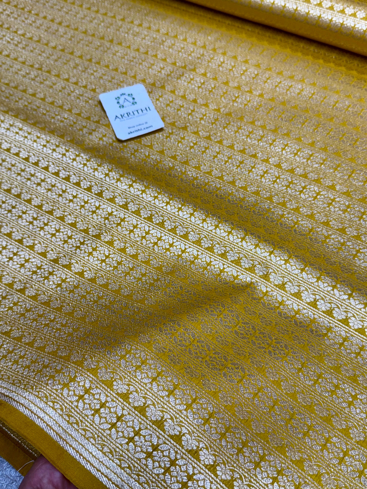 Pure Banarasi brocade fabric