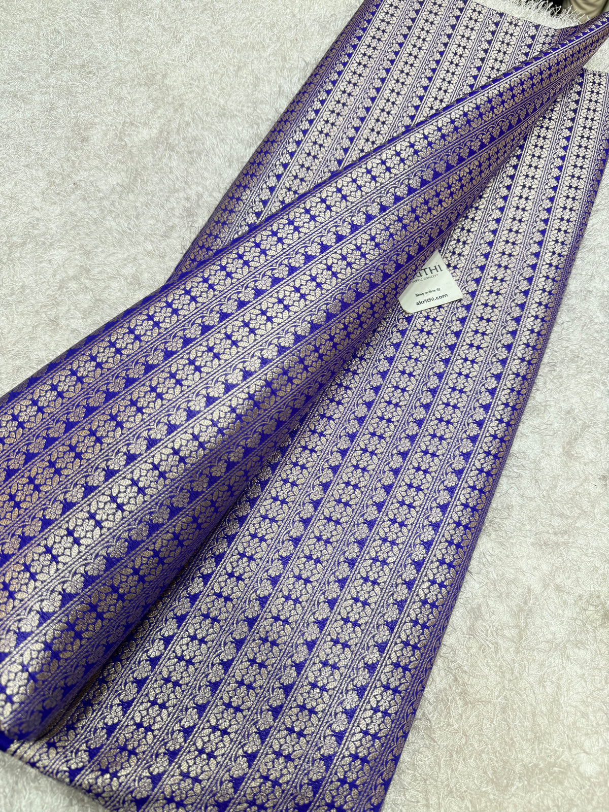 Pure Banarasi brocade fabric