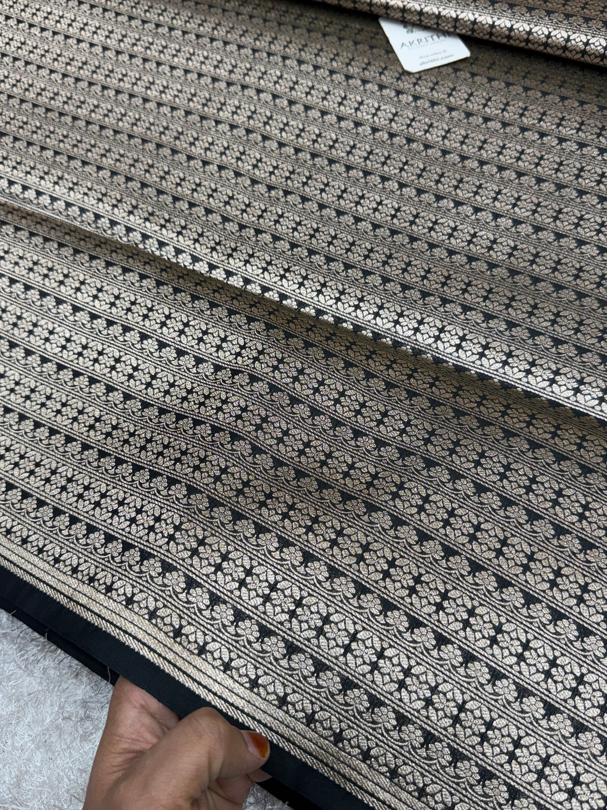 Pure Banarasi brocade fabric