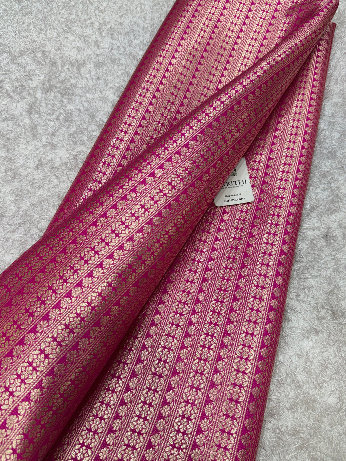 Pure Banarasi brocade fabric