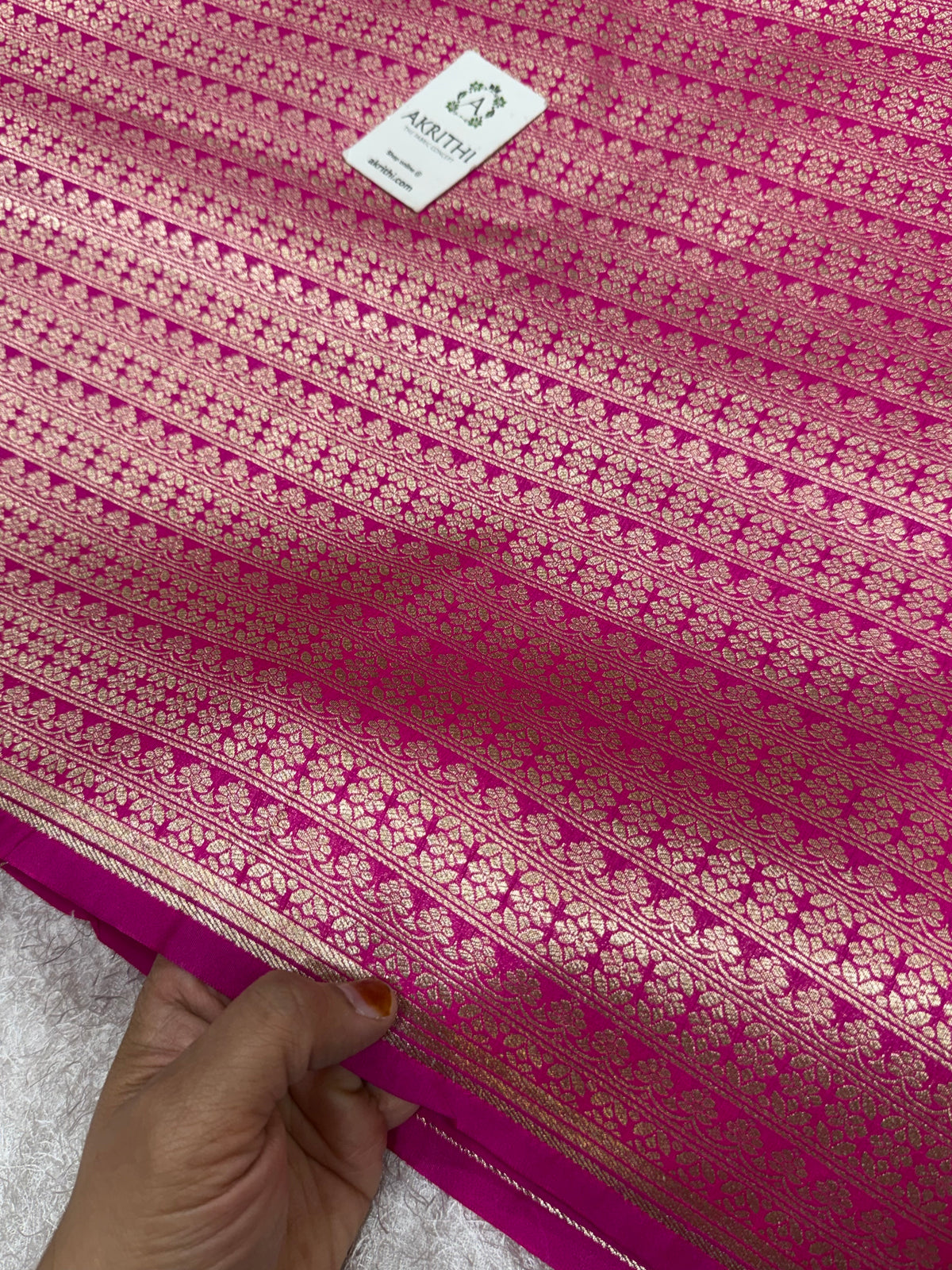 Pure Banarasi brocade fabric