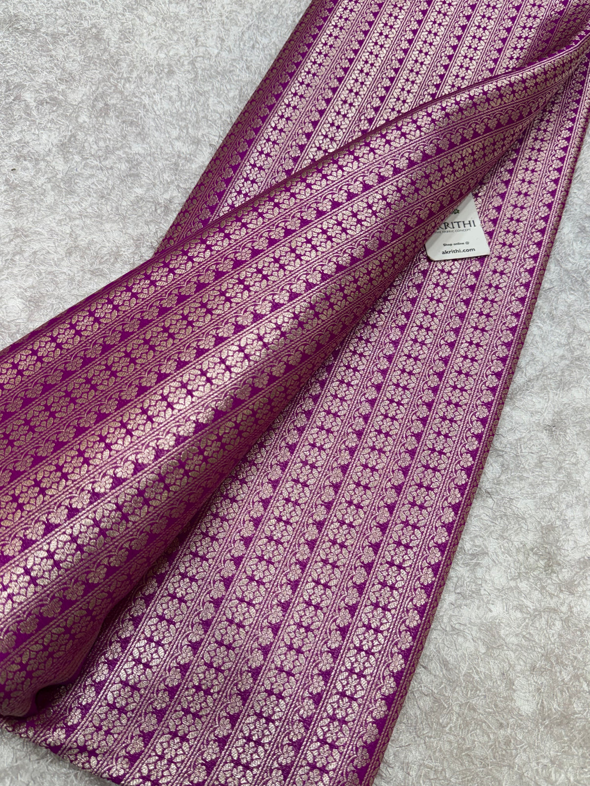 Pure Banarasi brocade fabric