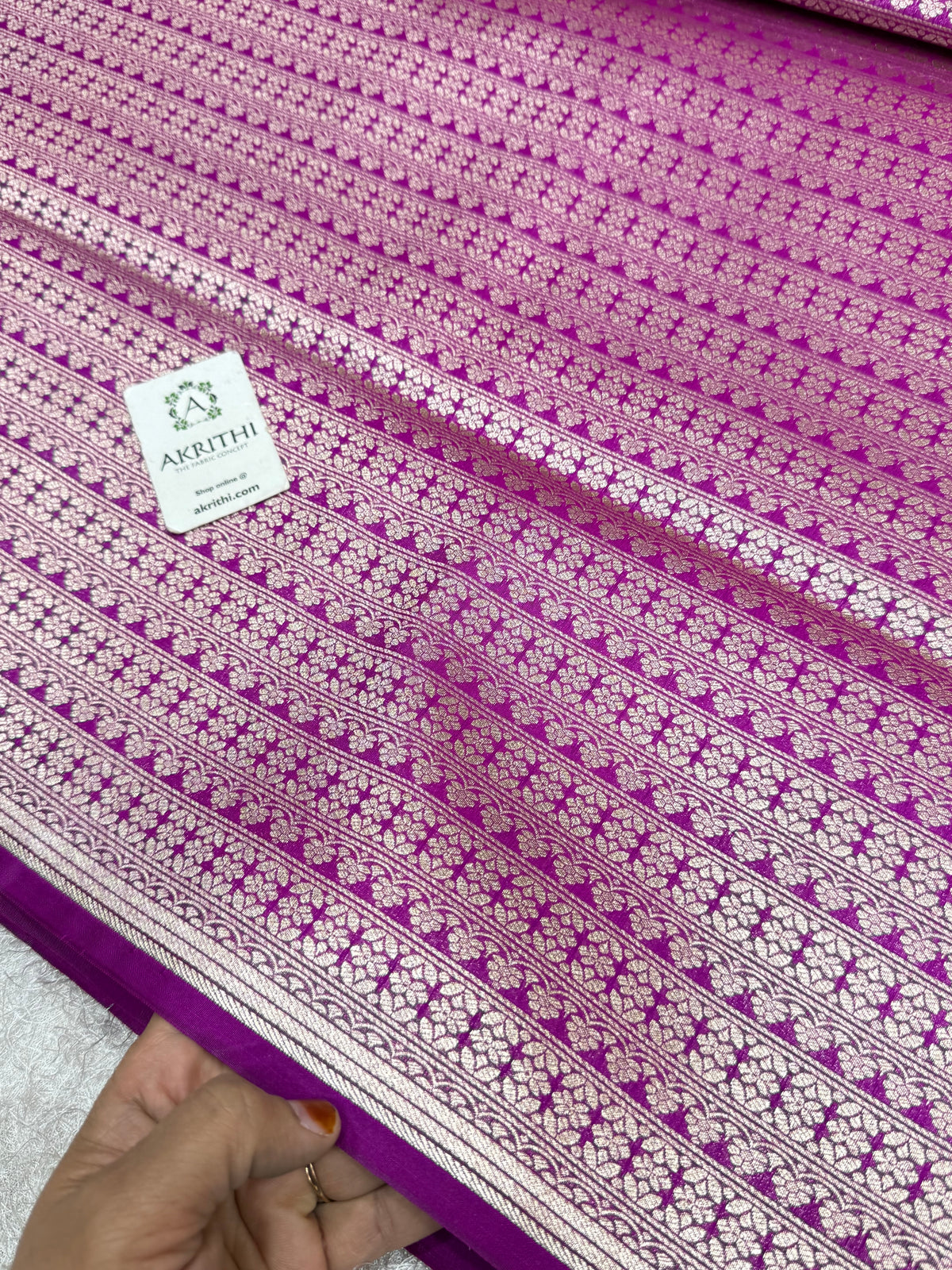 Pure Banarasi brocade fabric