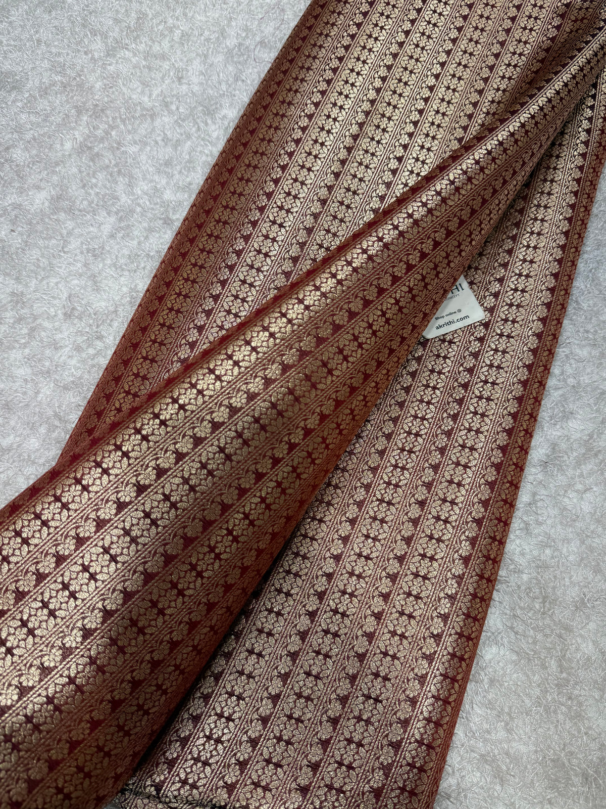 Pure Banarasi brocade fabric