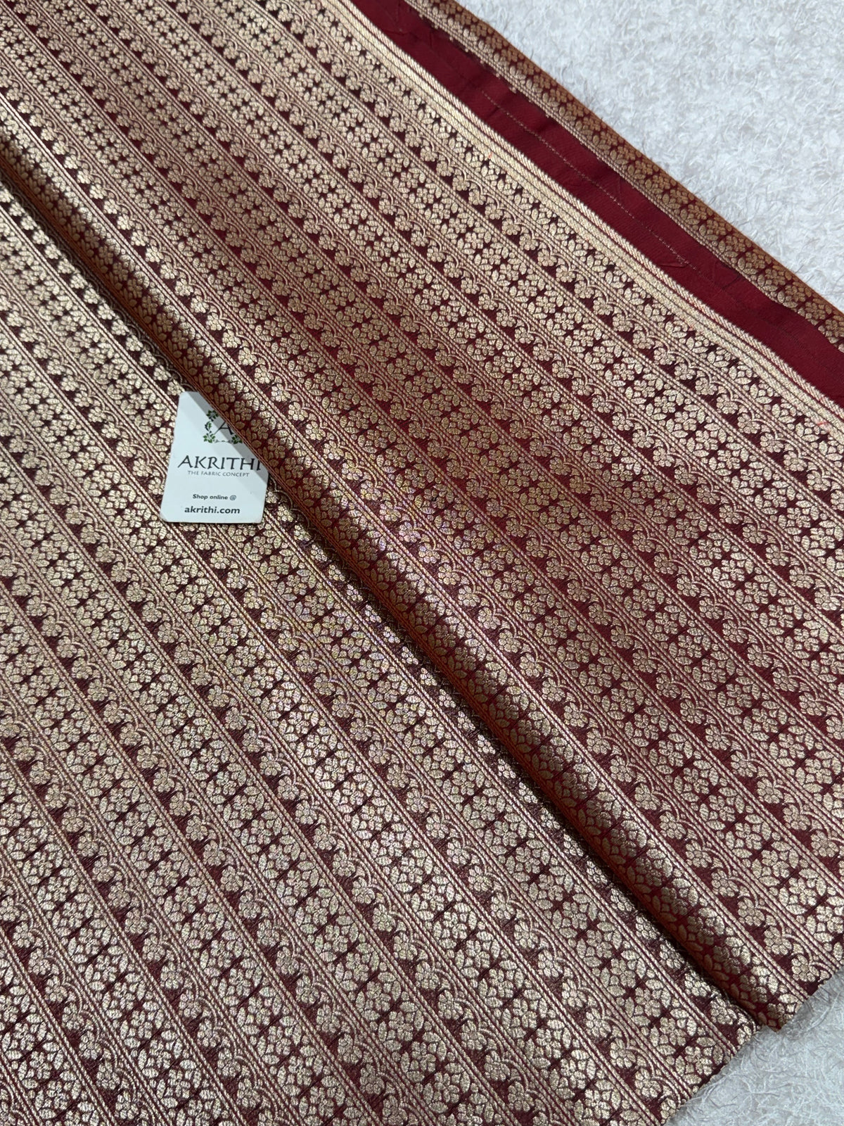 Pure Banarasi brocade fabric