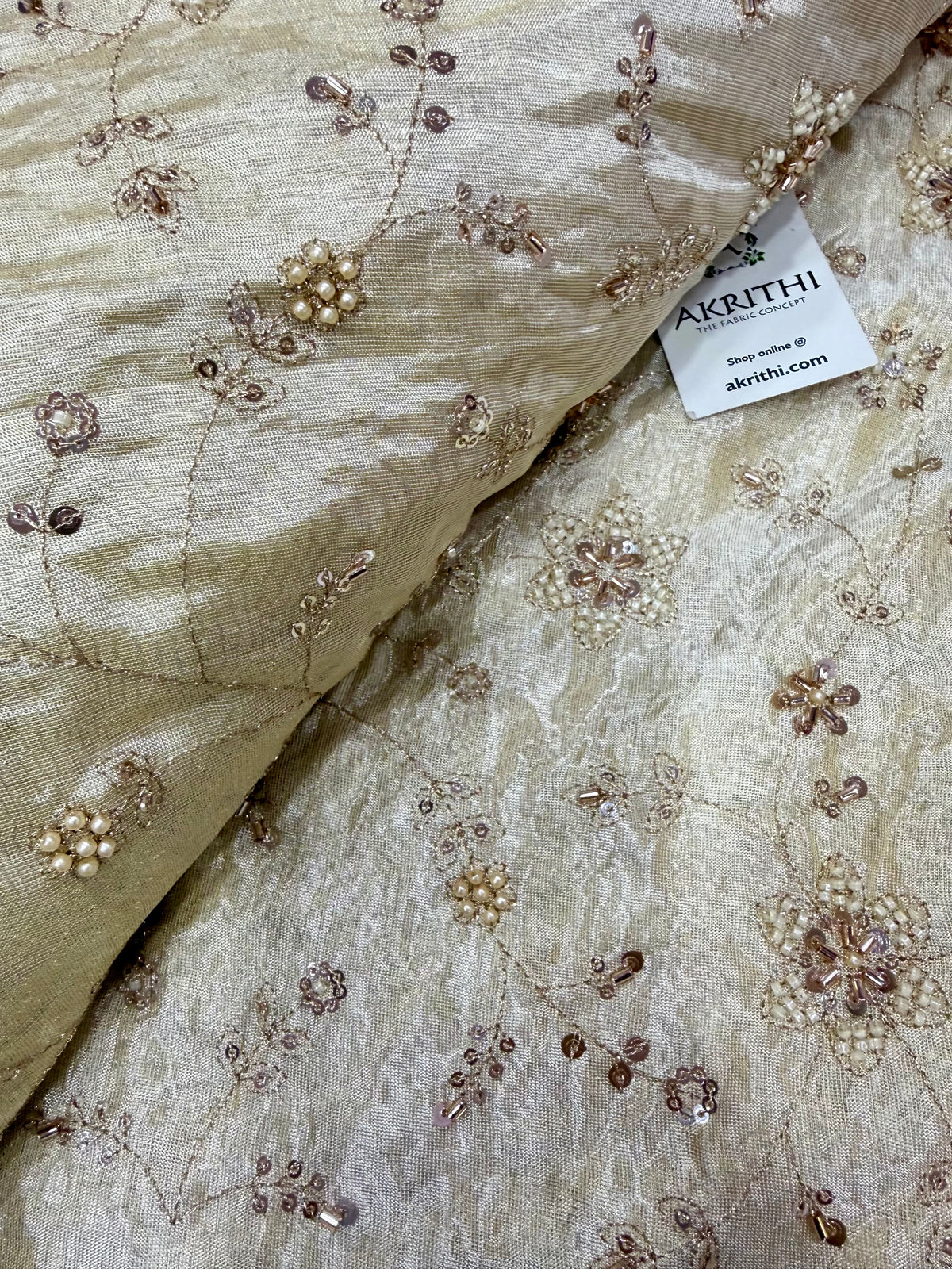 Dyeable Embroidered soft viscose tissue fabric