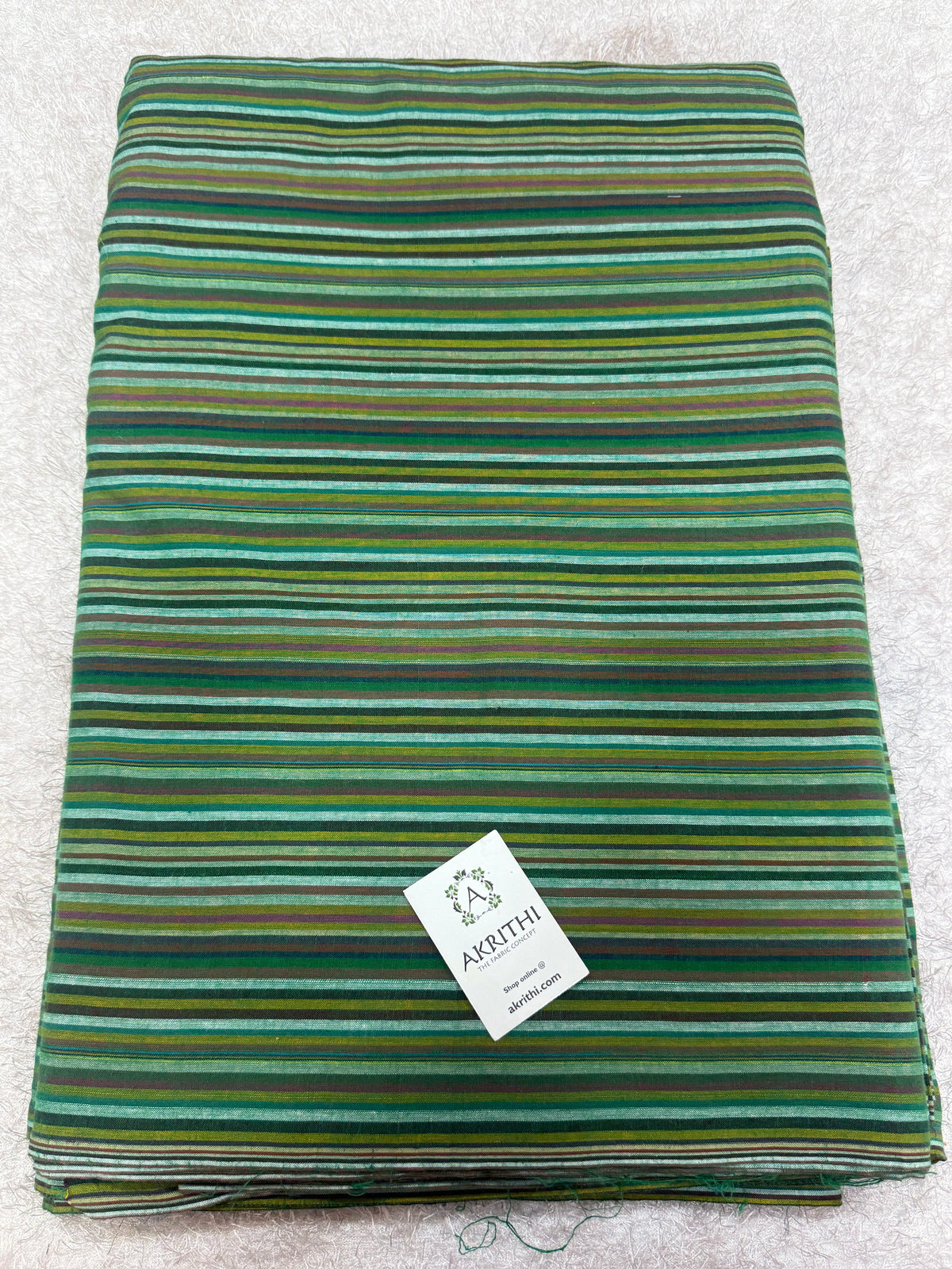 Woven striped Pure cotton fabric