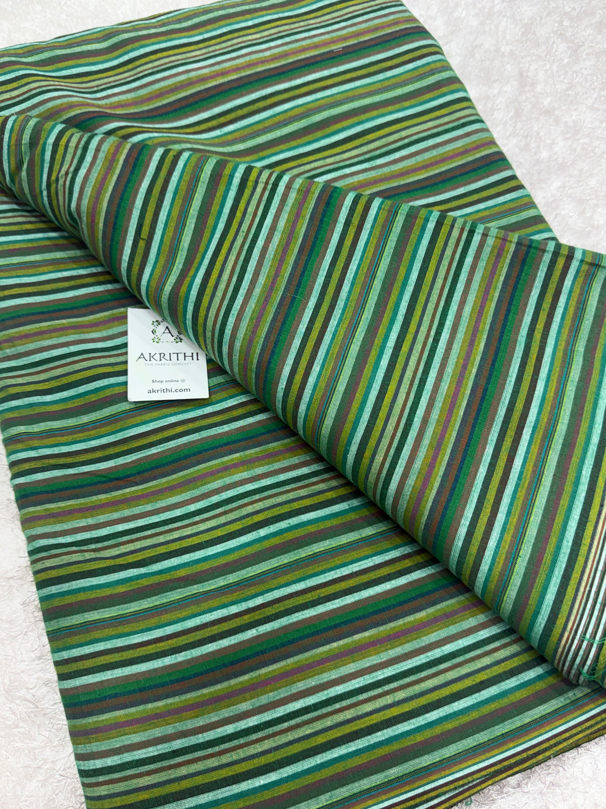 Woven striped Pure cotton fabric