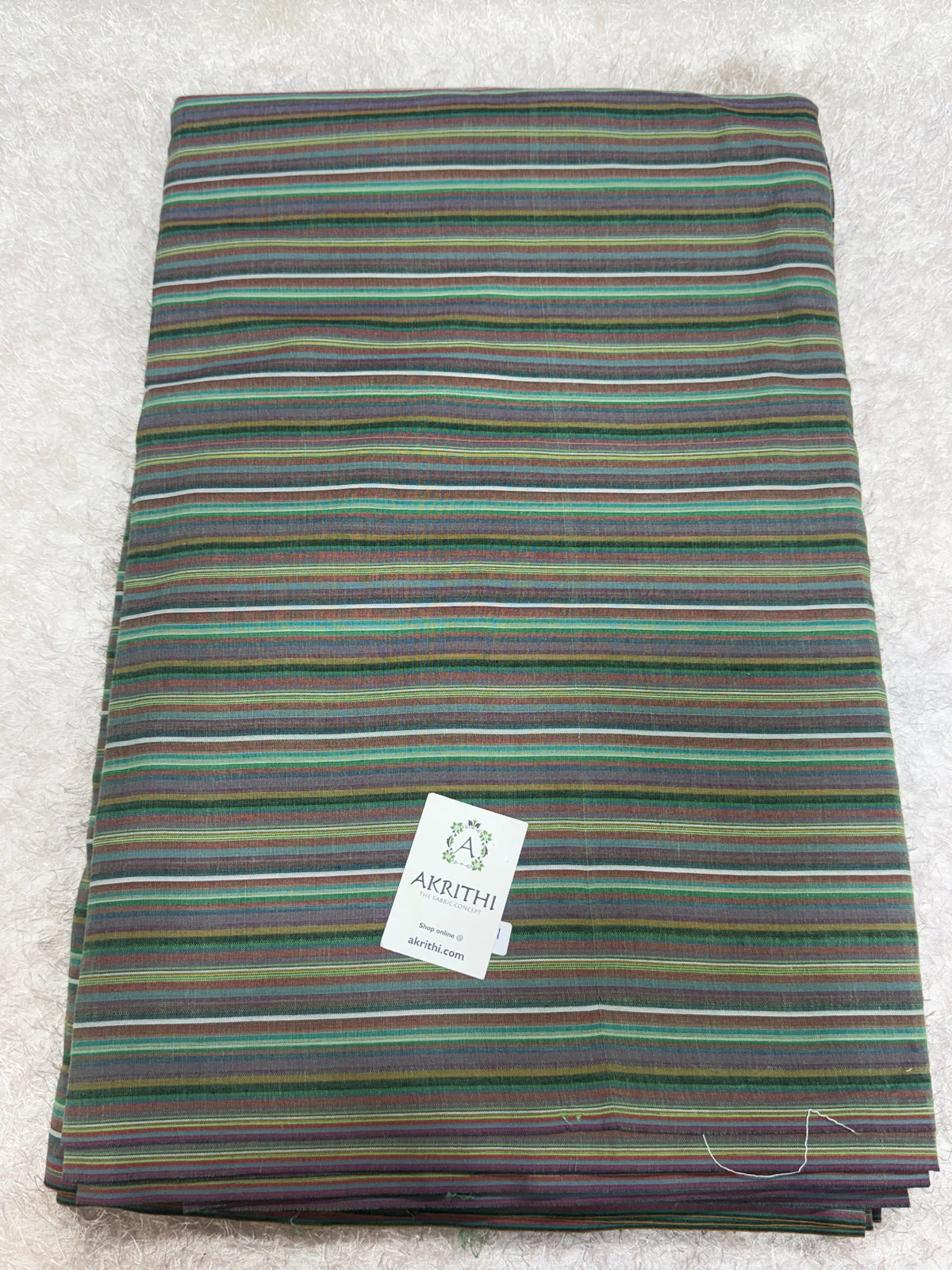 Woven striped Pure cotton fabric