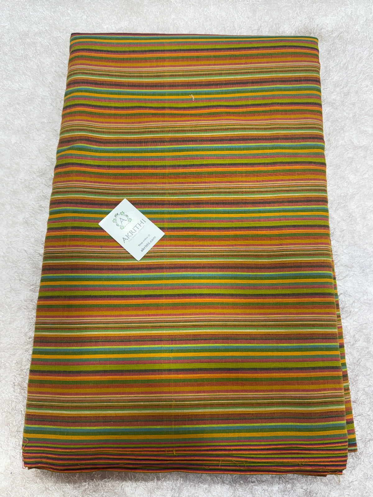 Woven striped Pure cotton fabric