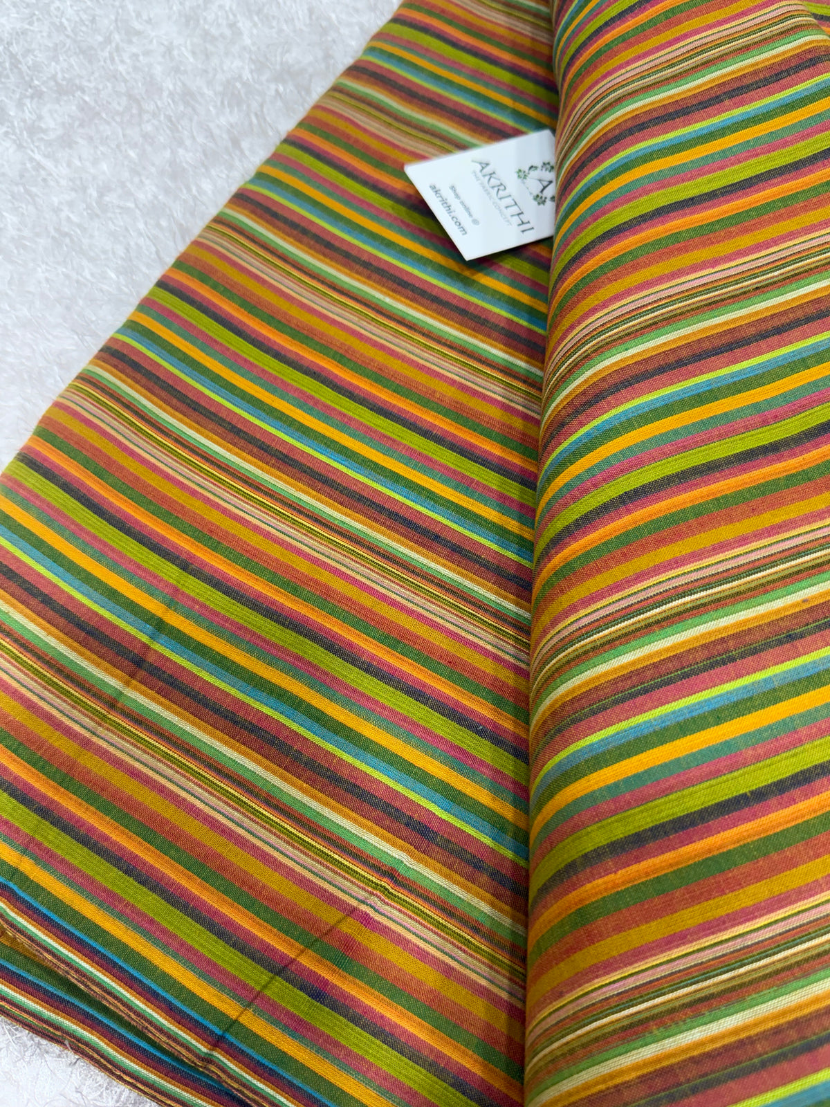 Woven striped Pure cotton fabric