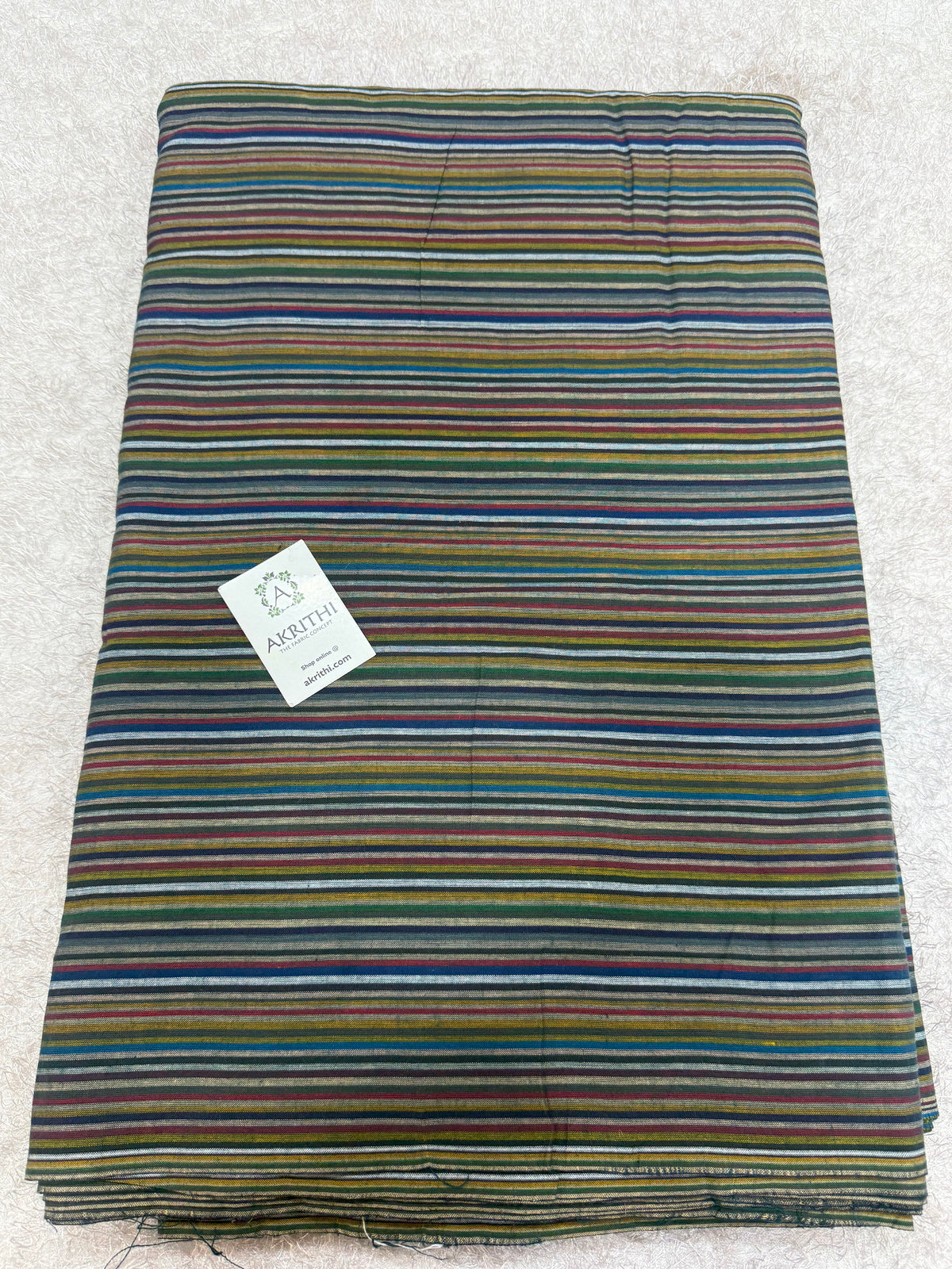 Woven striped Pure cotton fabric