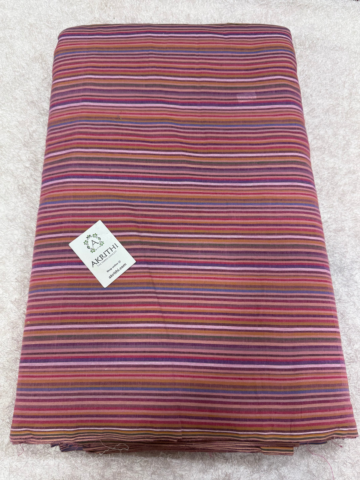 Woven striped Pure cotton fabric