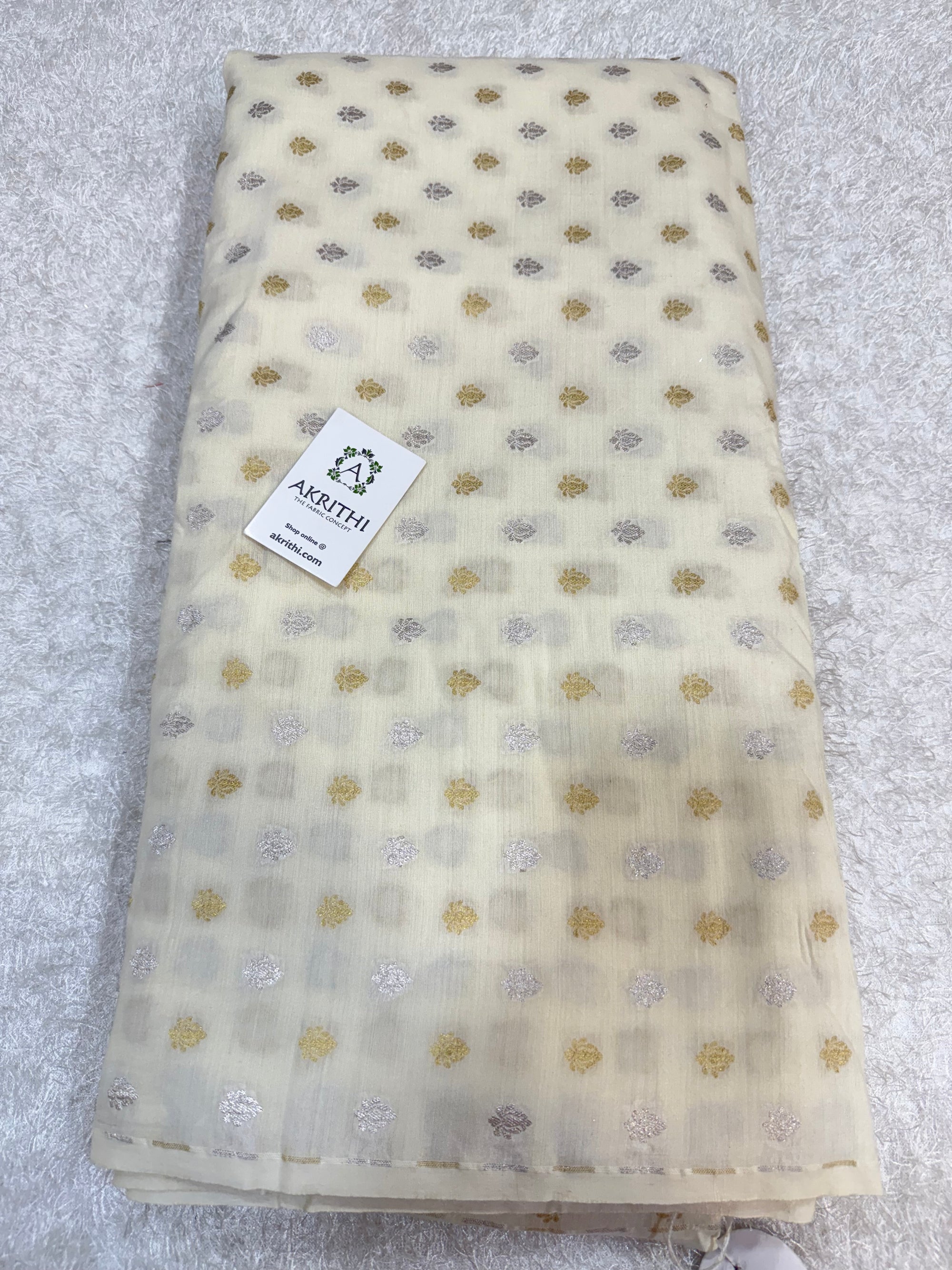 Dyeable Pure munga silk Banarasi fabric