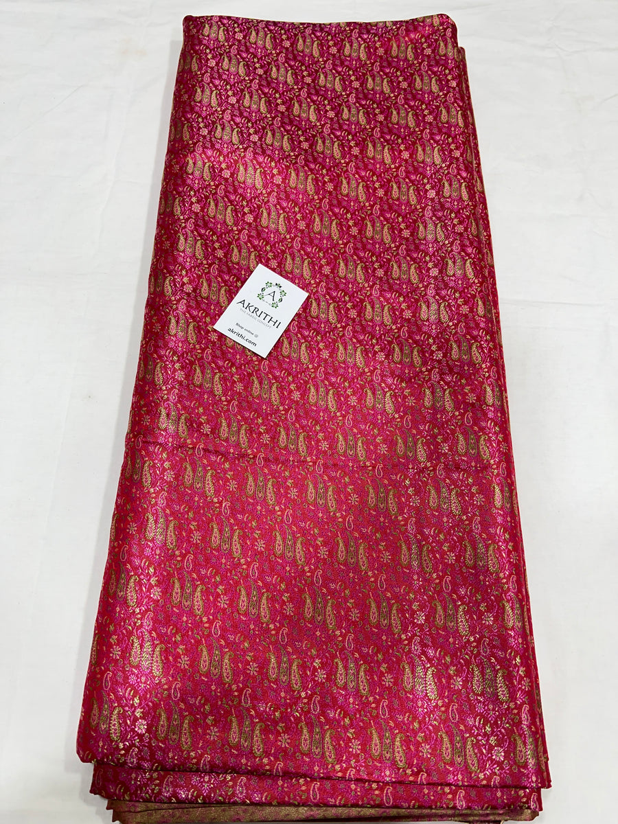 Pure Banarasi brocade fabric