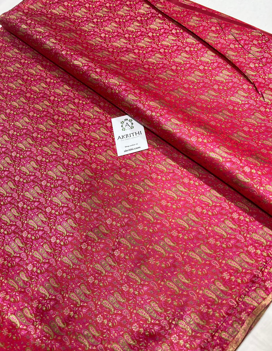 Pure Banarasi brocade fabric