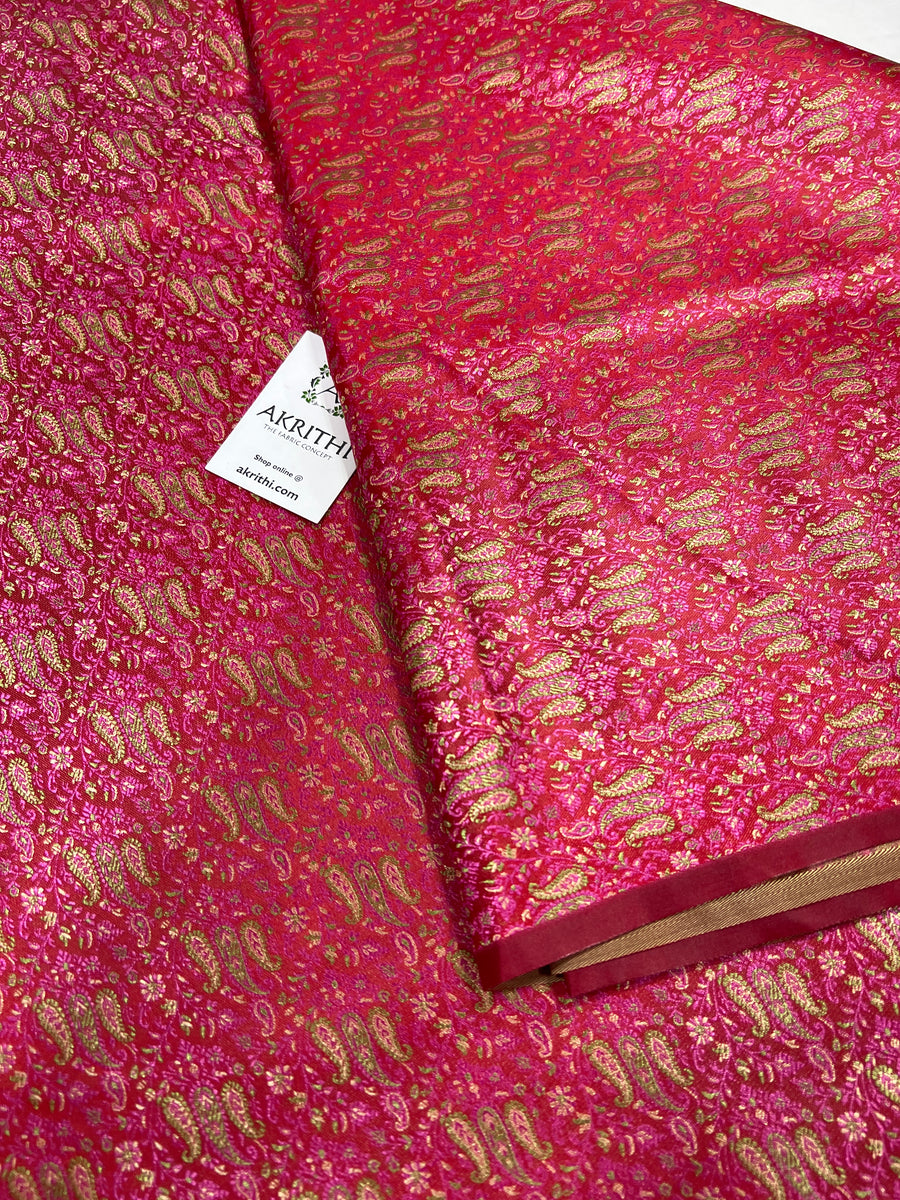 Pure Banarasi brocade fabric