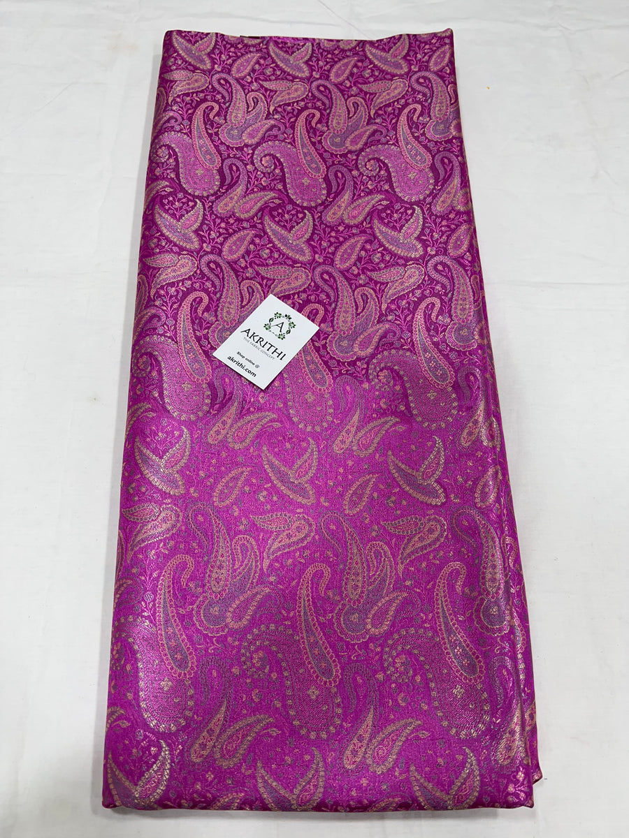 Pure Banarasi brocade fabric