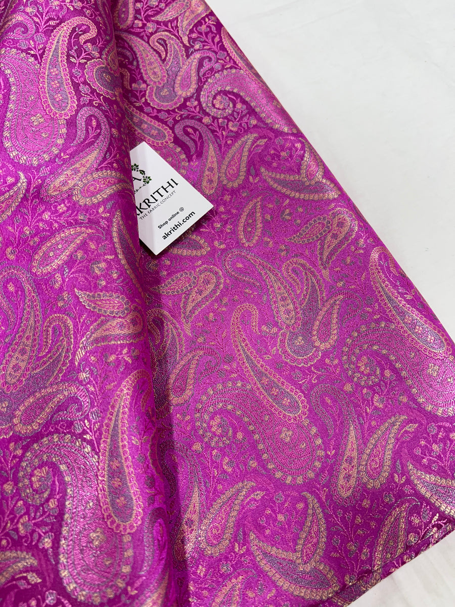 Pure Banarasi brocade fabric