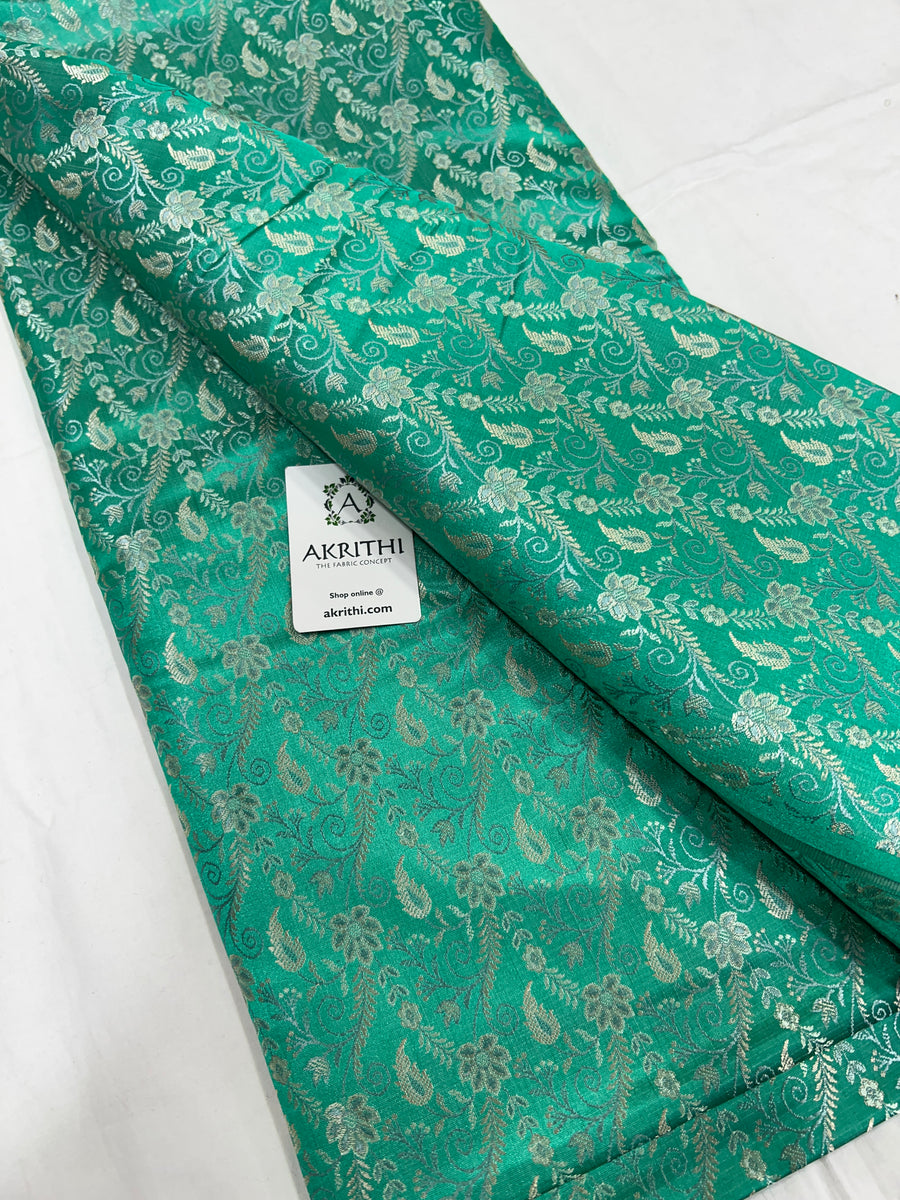 Pure Banarasi brocade fabric