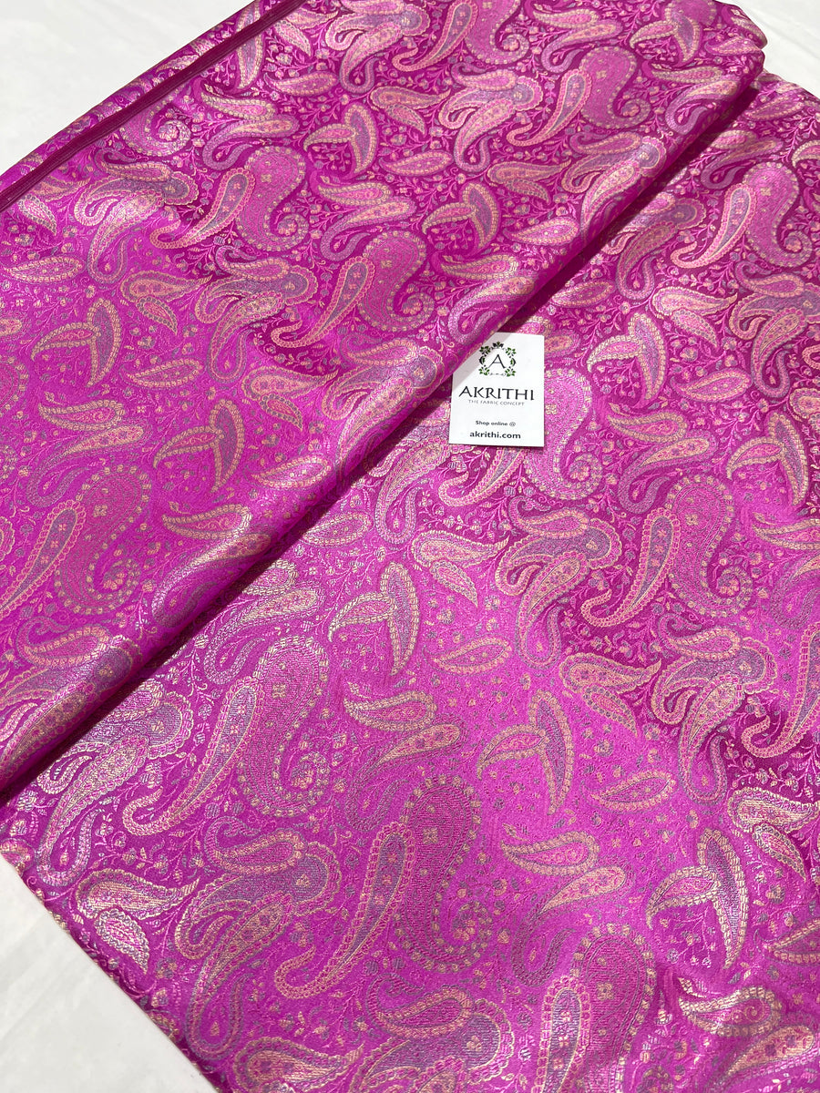 Pure Banarasi brocade fabric