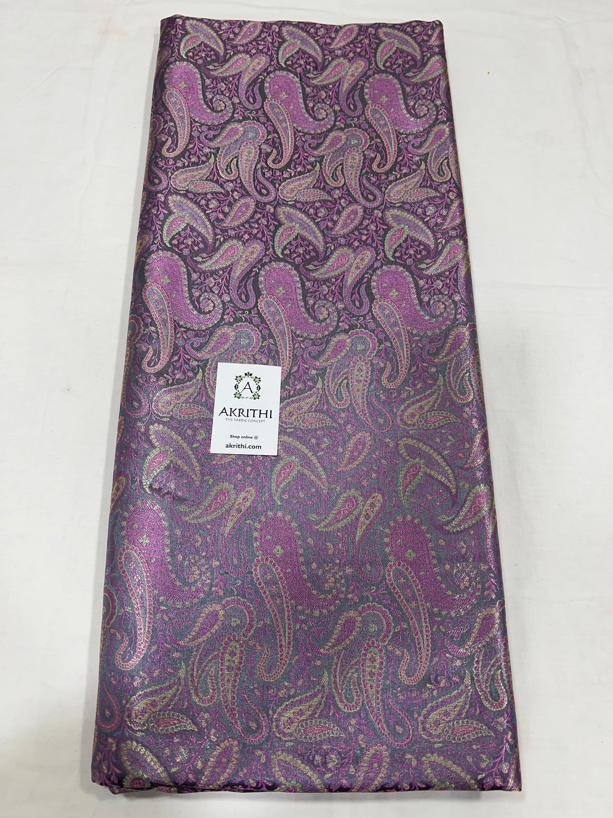 Pure Banarasi brocade fabric