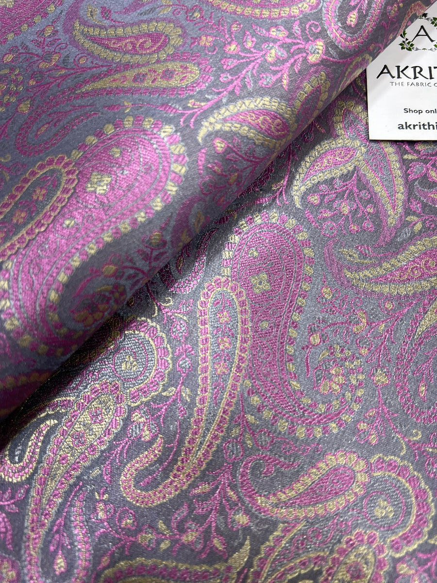 Pure Banarasi brocade fabric