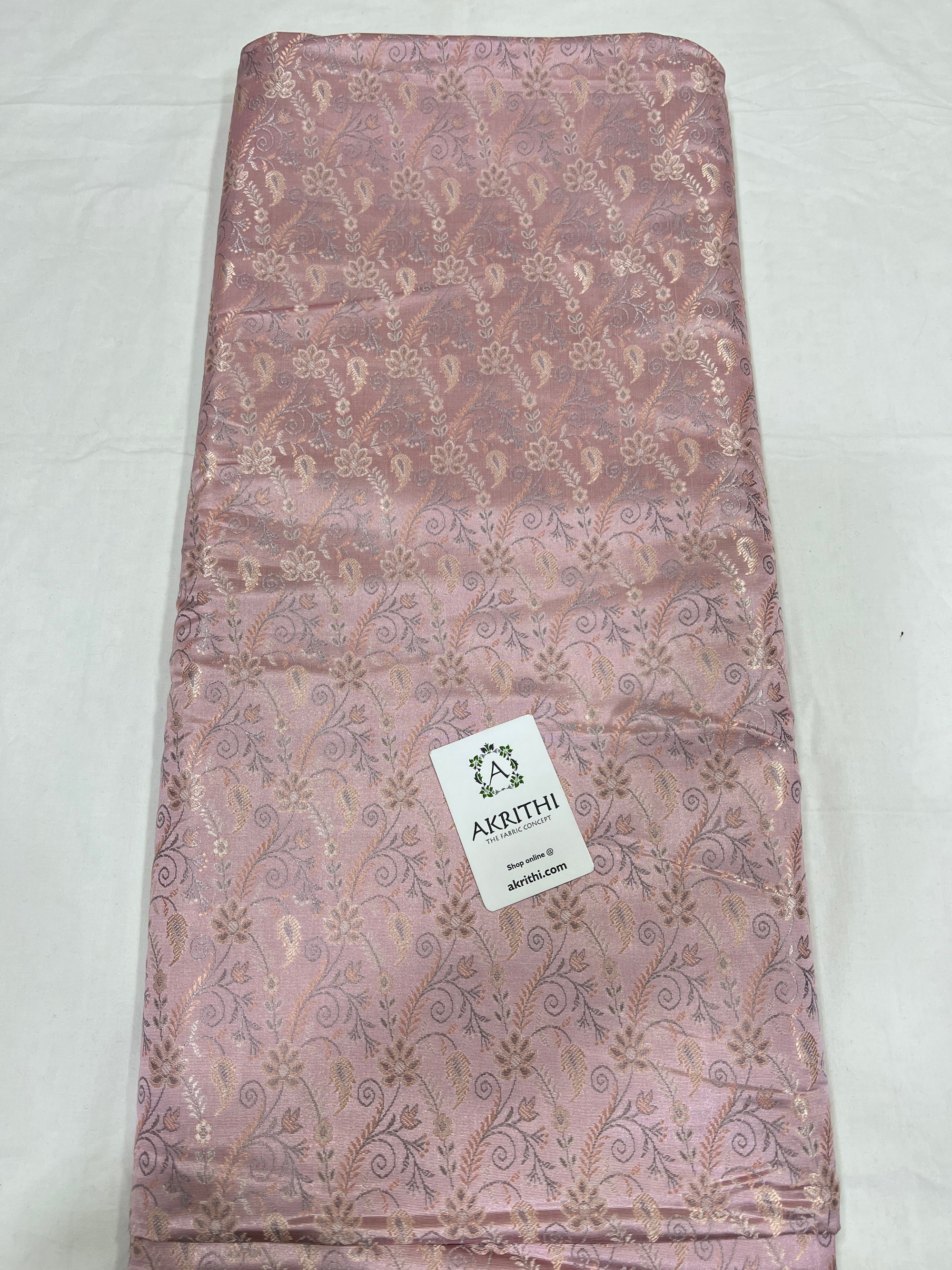 Pure Banarasi brocade fabric