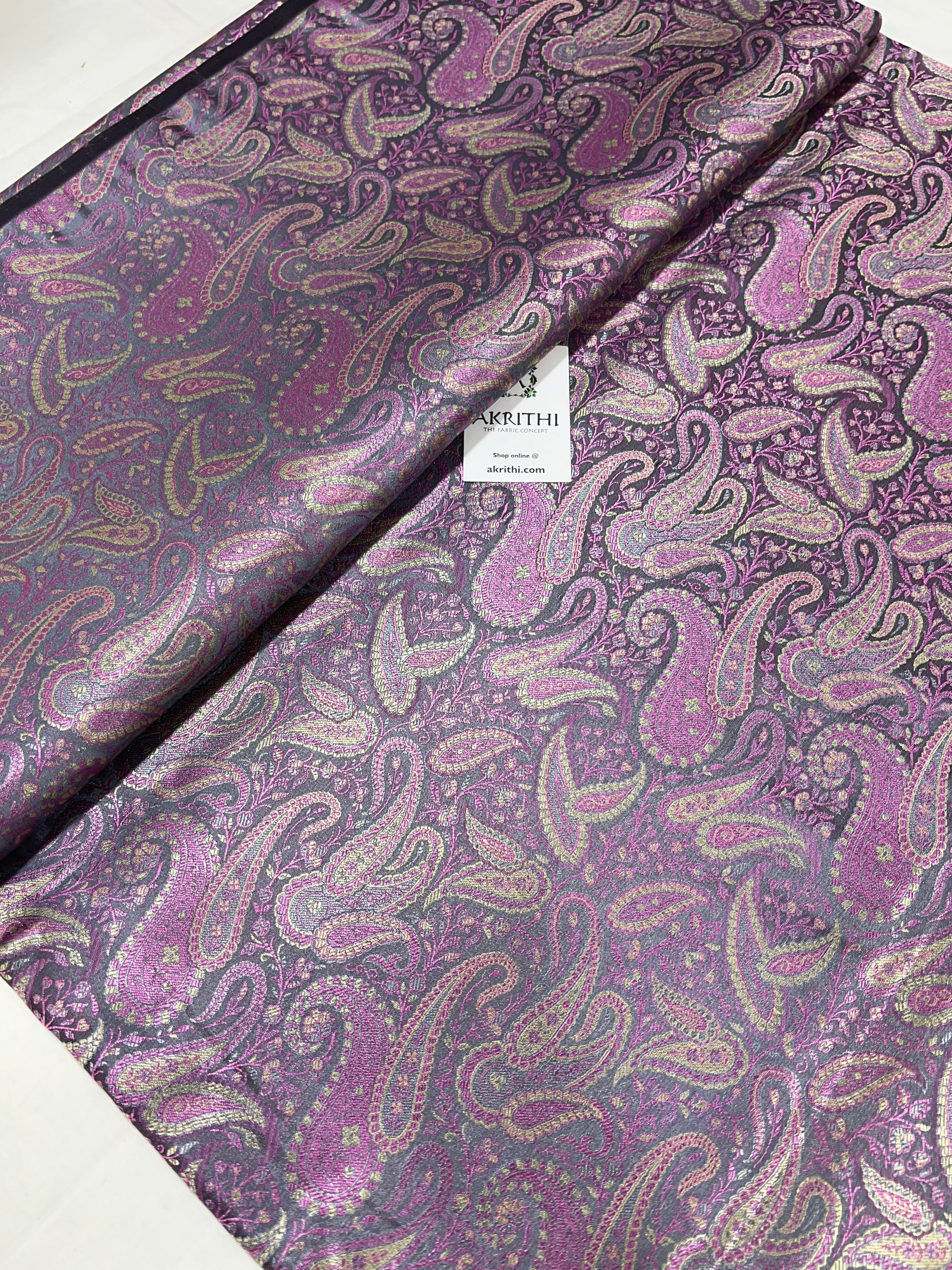 Pure Banarasi brocade fabric