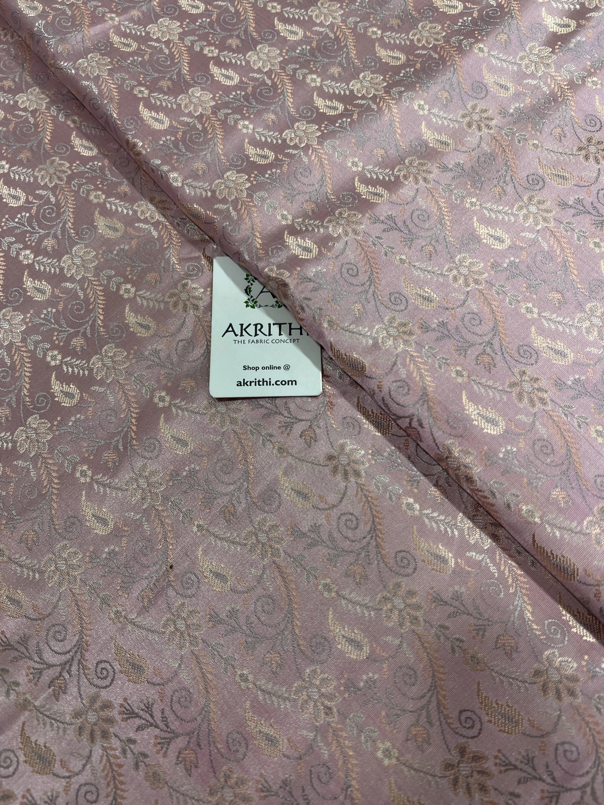 Pure Banarasi brocade fabric