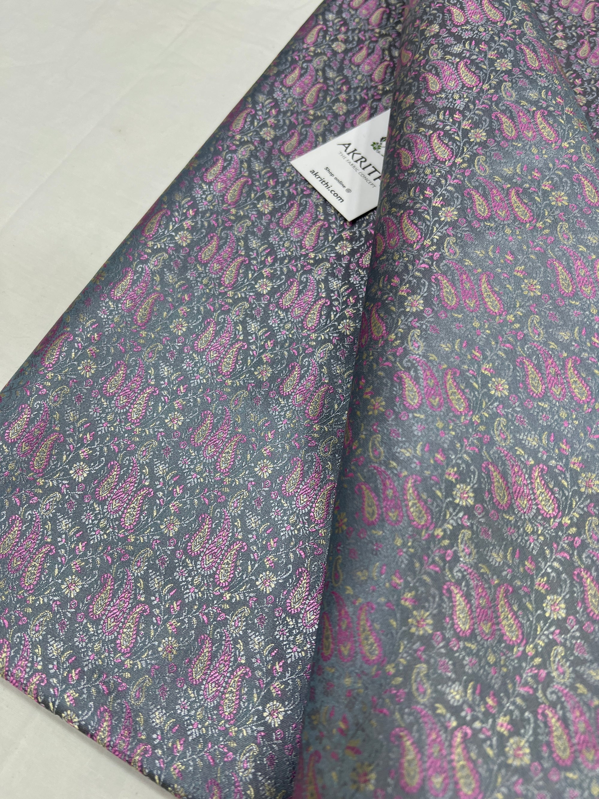 Pure Banarasi brocade fabric