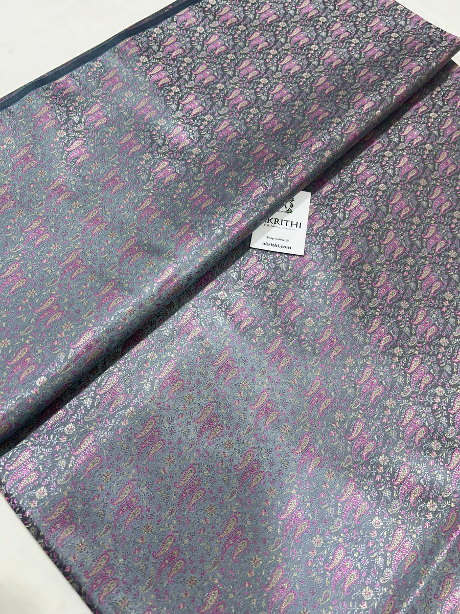 Pure Banarasi brocade fabric