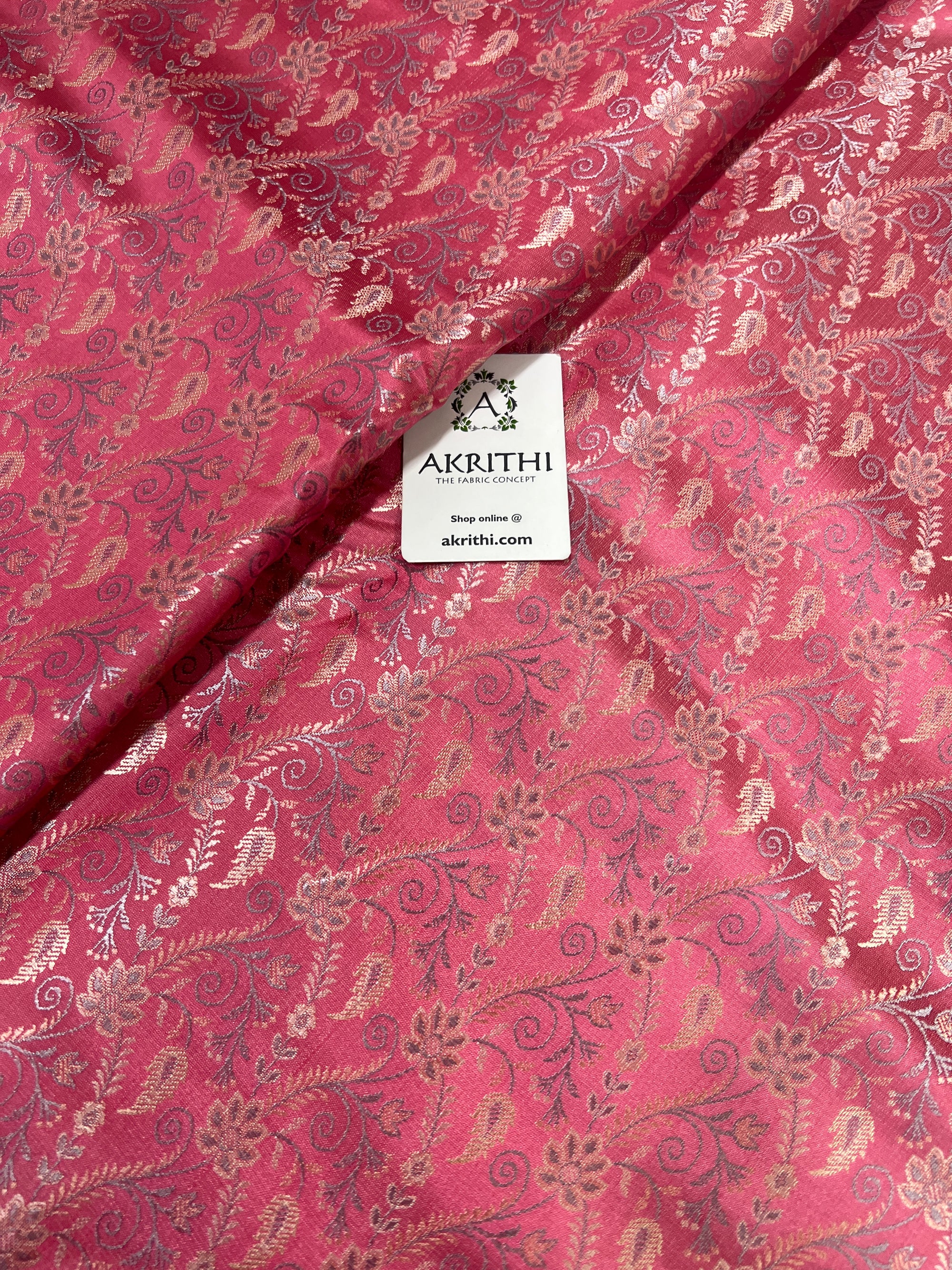 Pure Banarasi brocade fabric