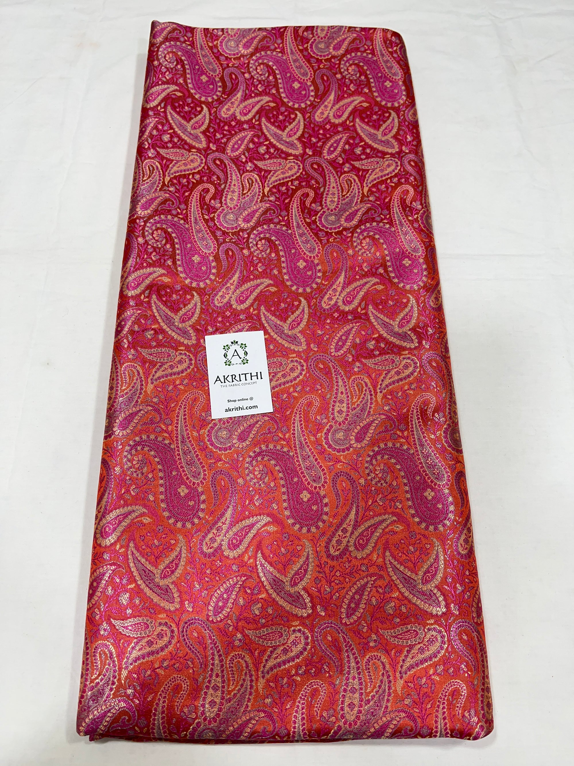 Pure Banarasi brocade fabric