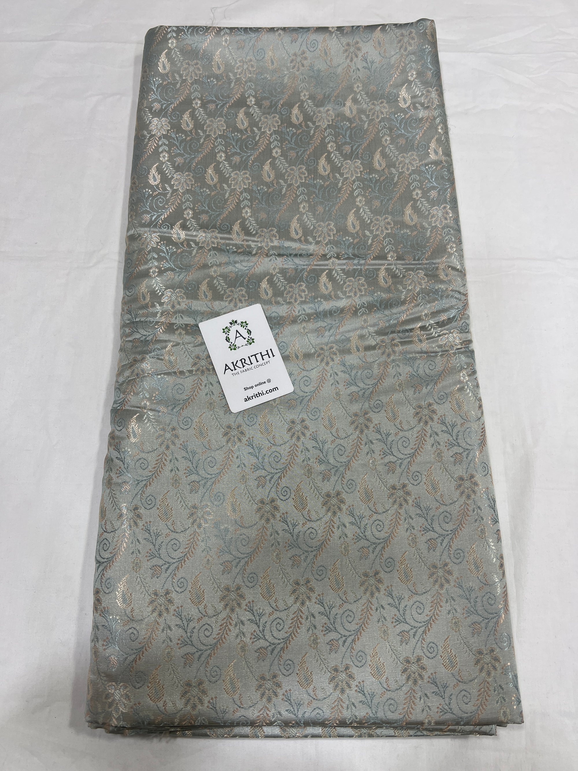 Pure Banarasi brocade fabric