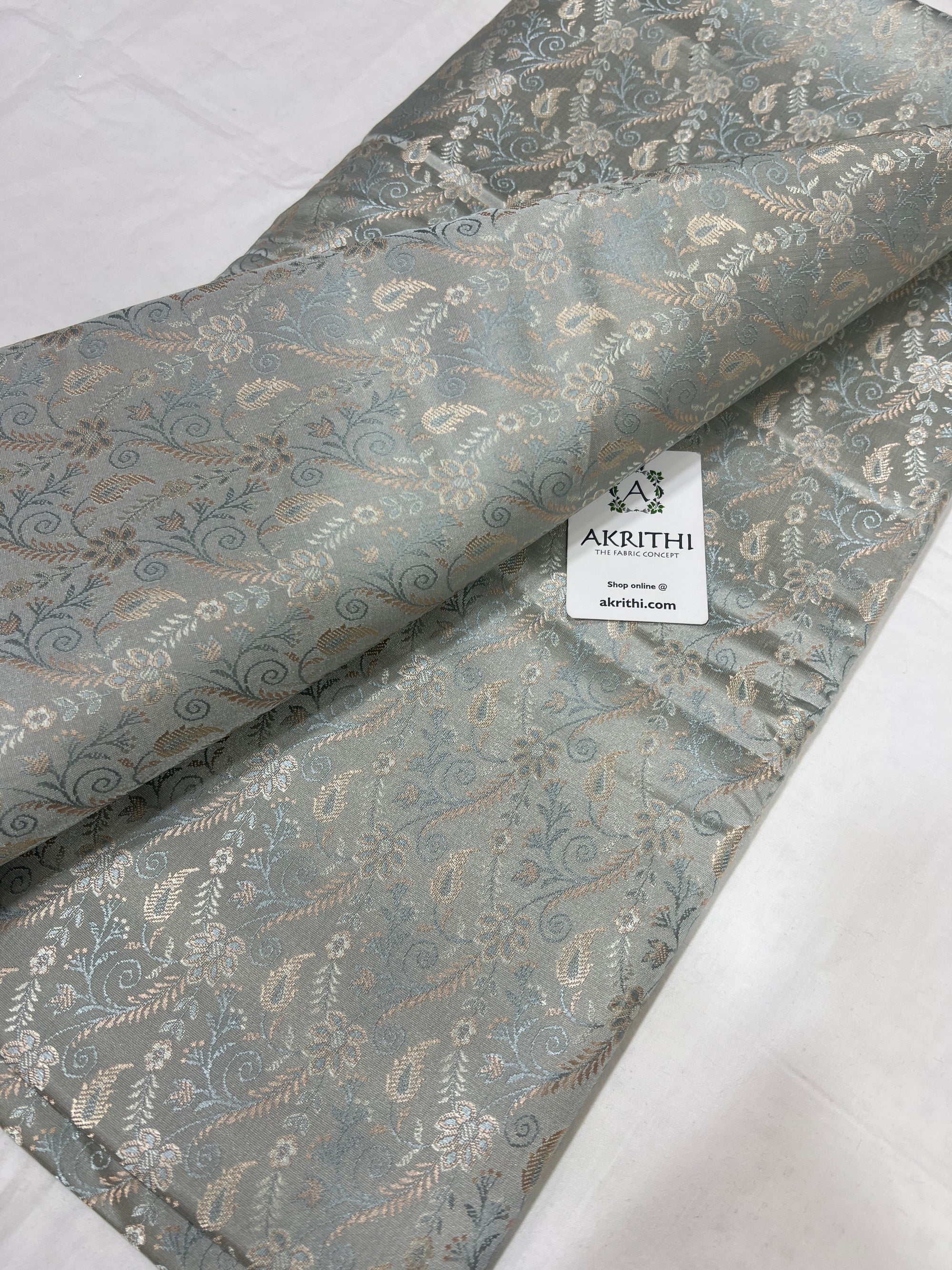 Pure Banarasi brocade fabric