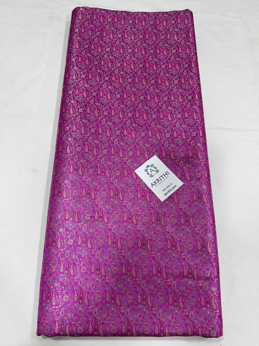 Pure Banarasi brocade fabric