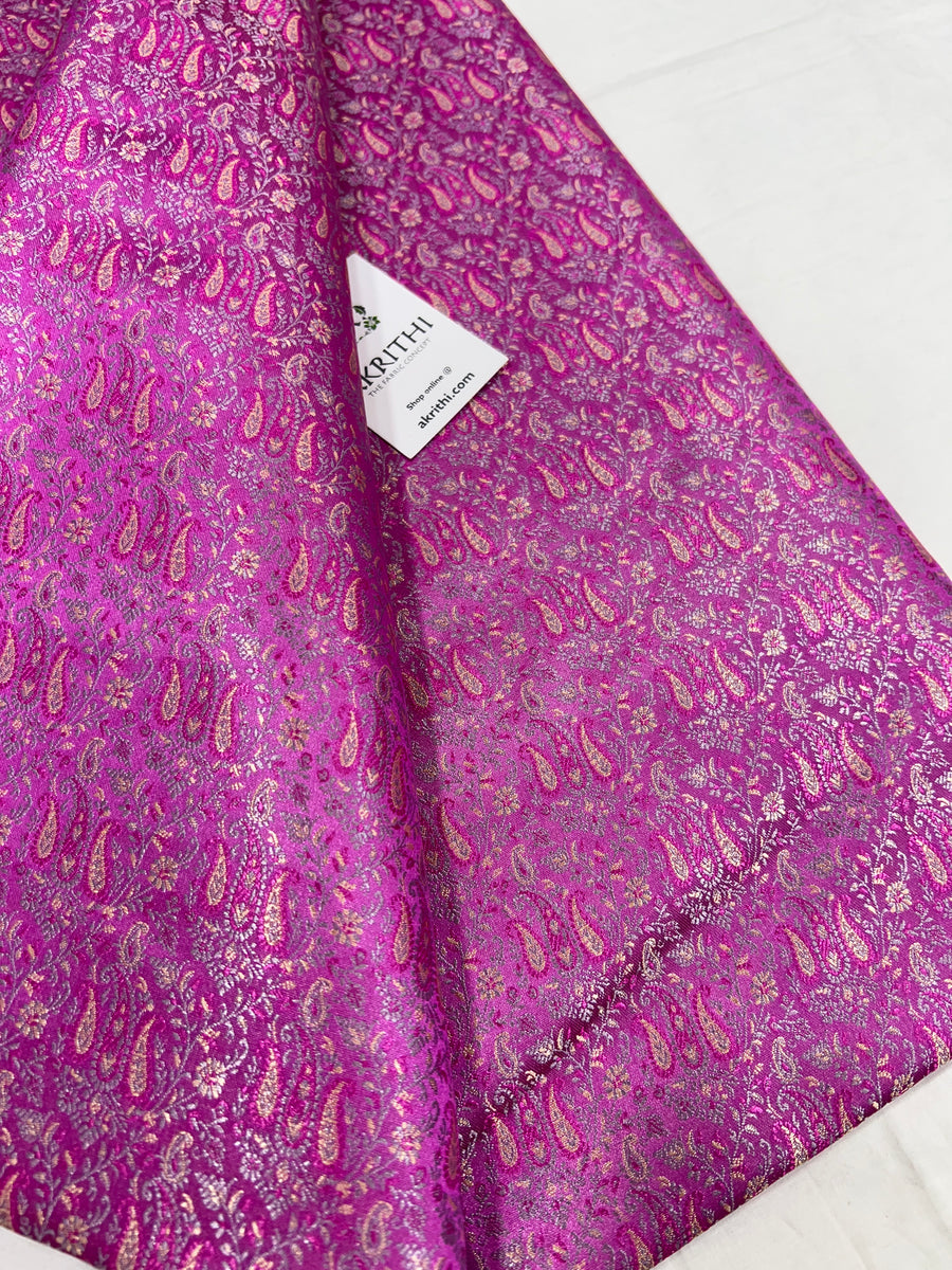 Pure Banarasi brocade fabric