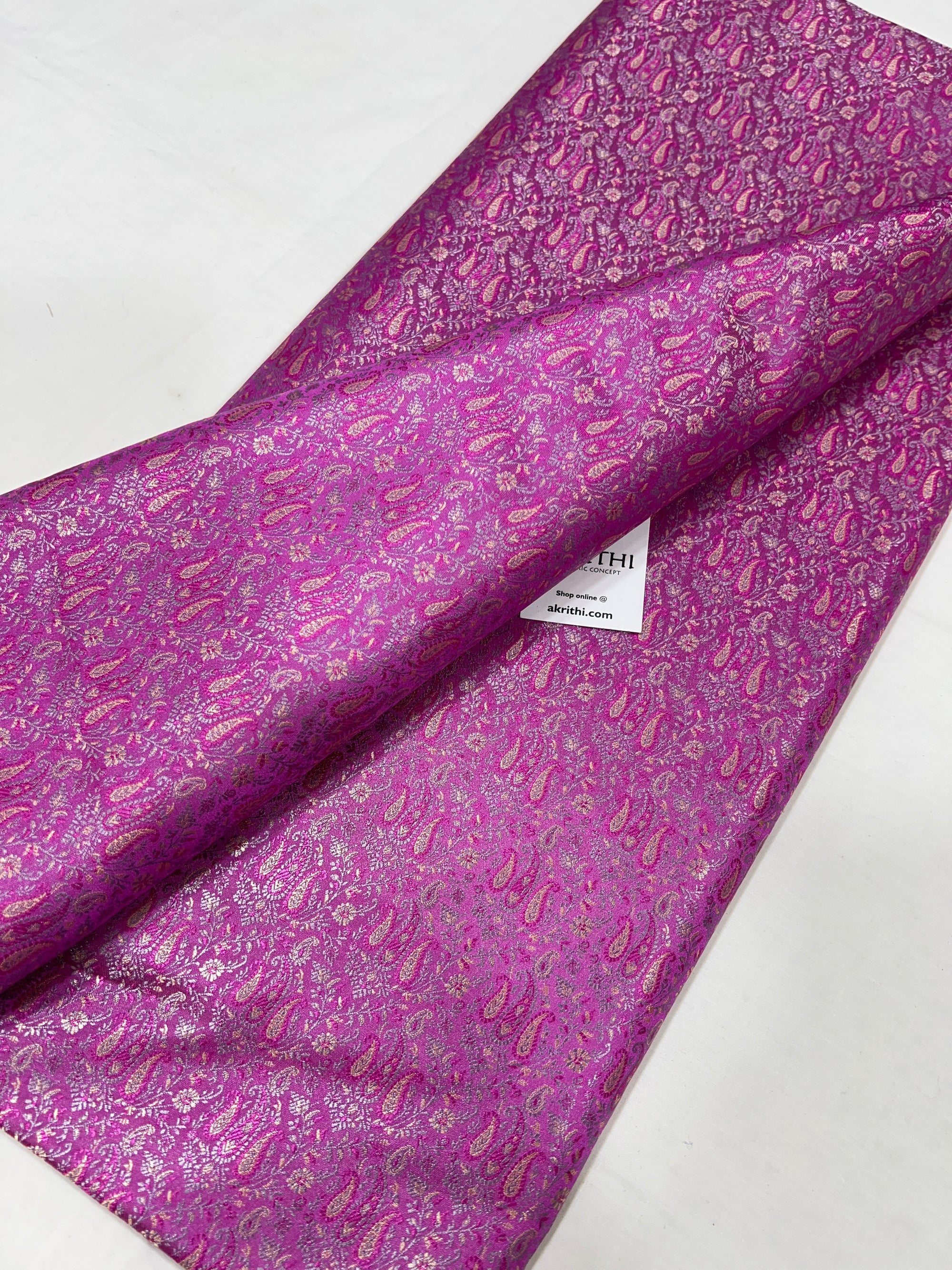 Pure Banarasi brocade fabric