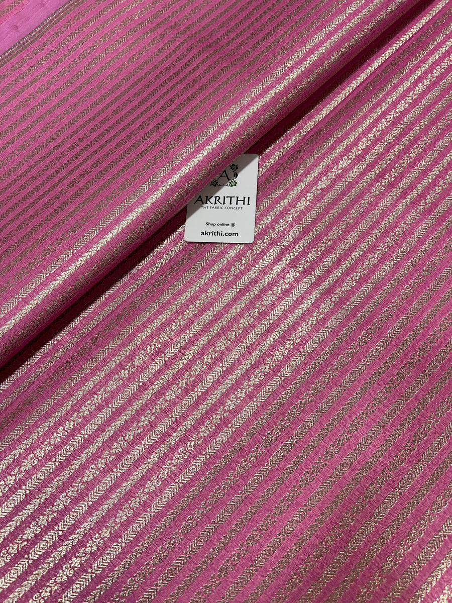 Pure Banarasi brocade fabric