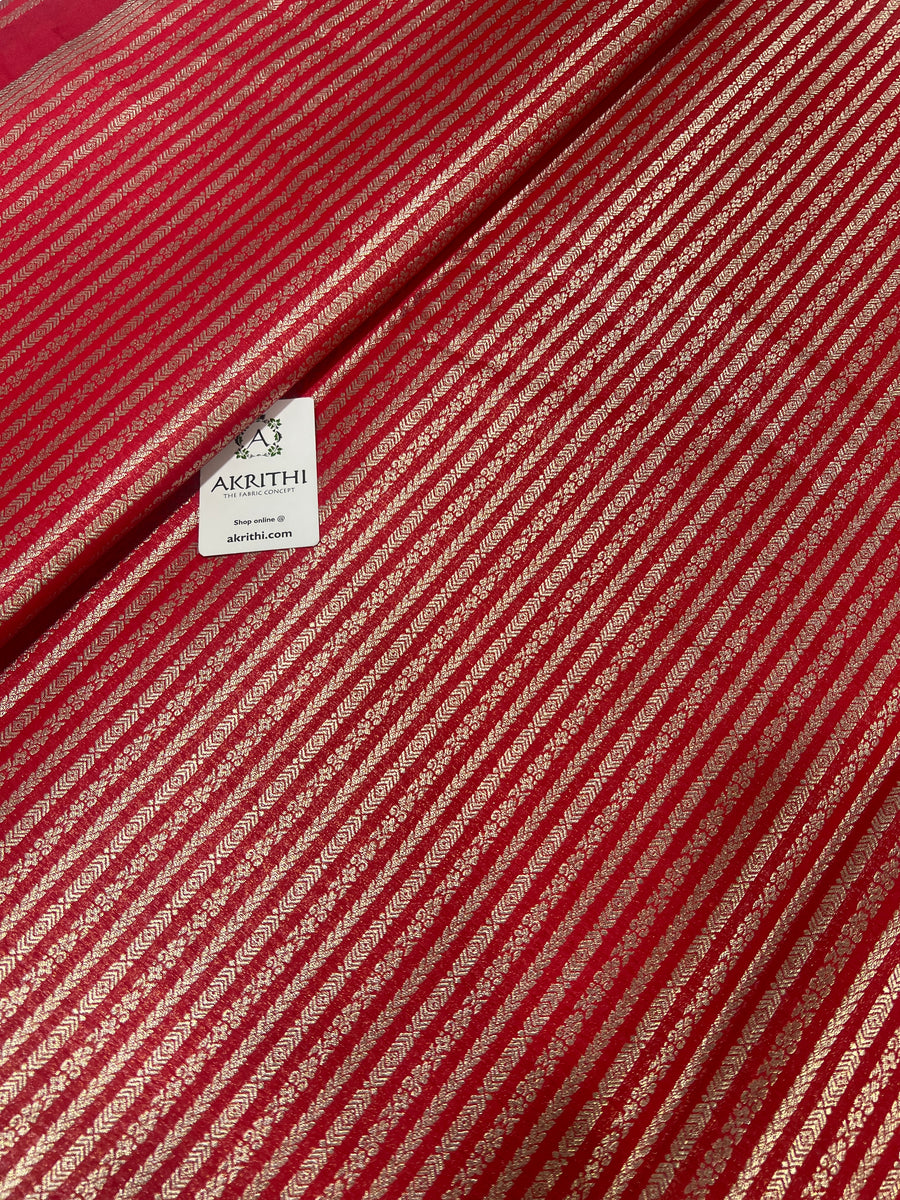 Pure Banarasi brocade fabric