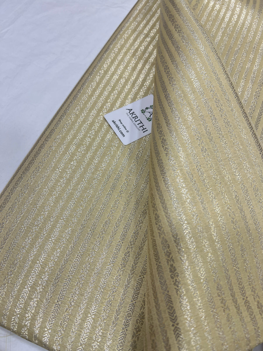 Pure Banarasi brocade fabric