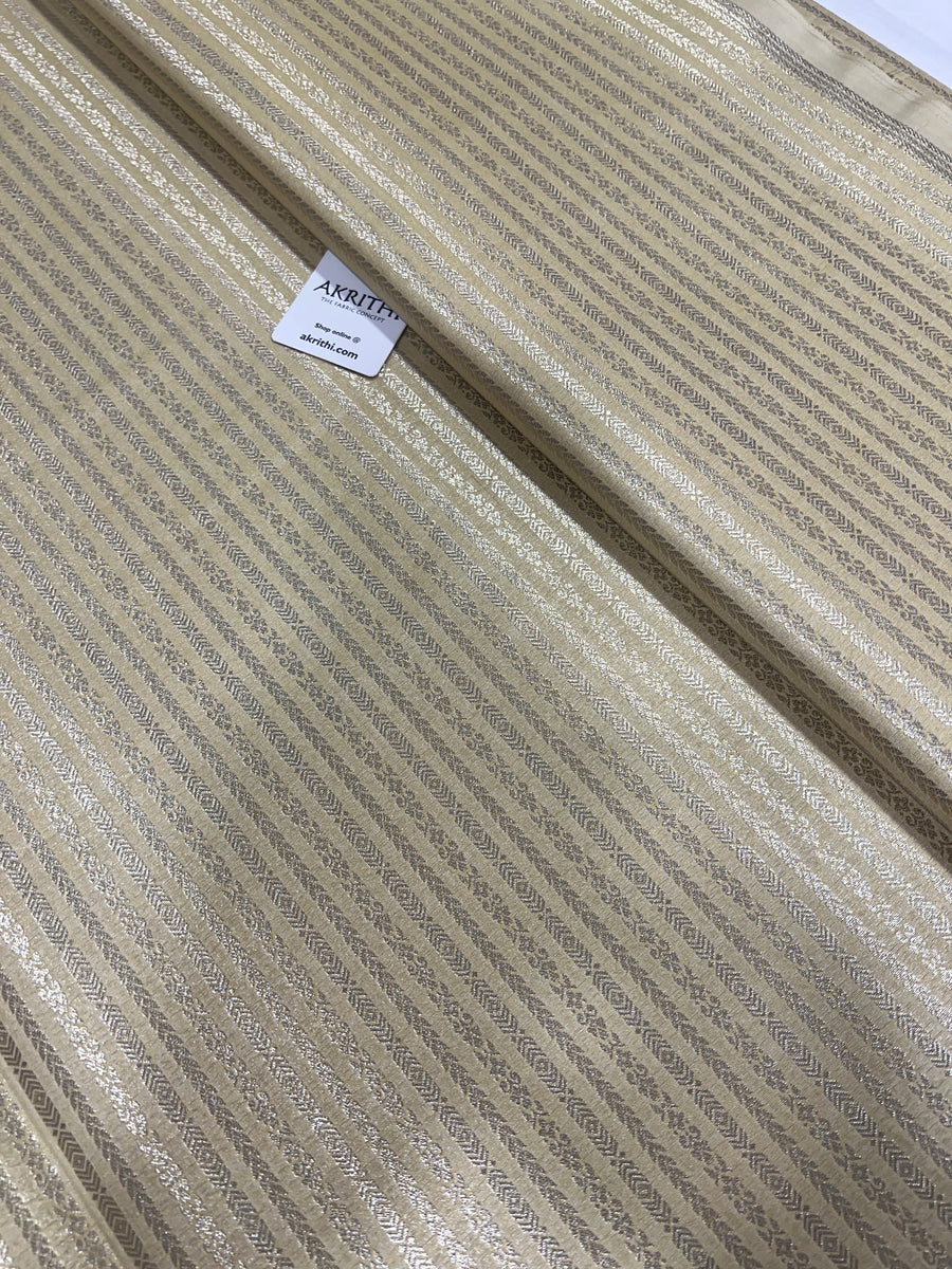 Pure Banarasi brocade fabric