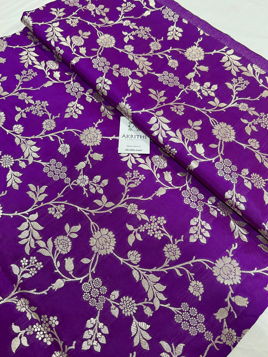 Handloom Banarasi brocade fabric