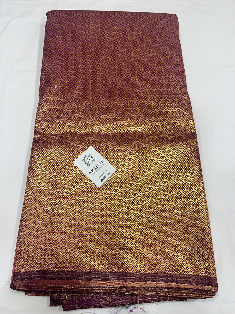 Pure Banarasi brocade fabric