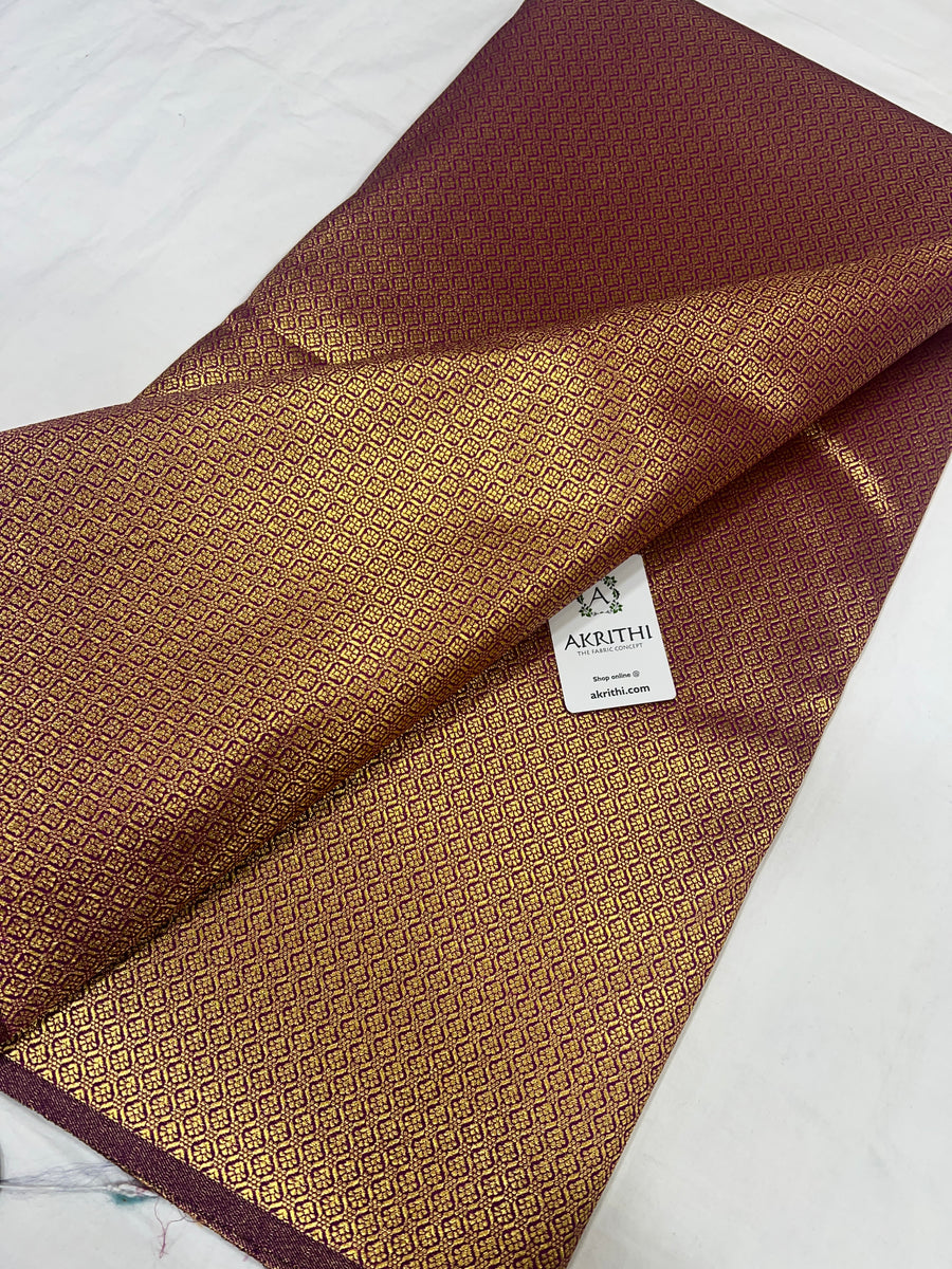 Pure Banarasi brocade fabric