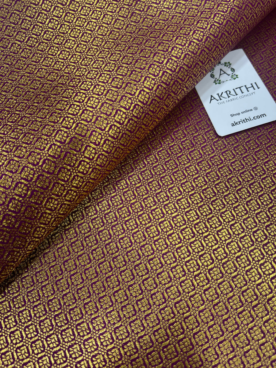 Pure Banarasi brocade fabric